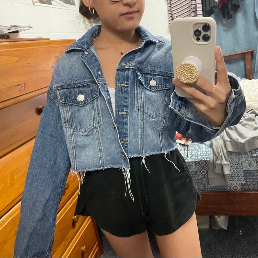 Forever 21 Cropped Denim Jacket